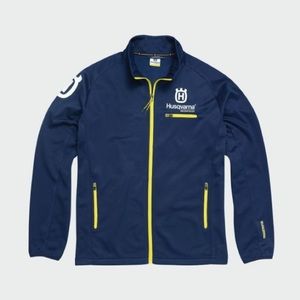 Husqvarna Men’s Replica Team Fleece Zip Up Jacket Navy Blue